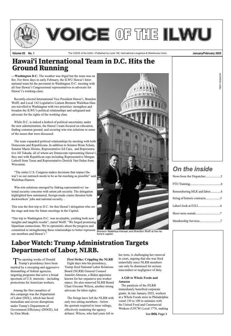 January / February 2025